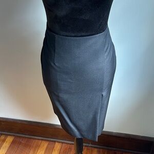 Brooks Brothers Classic Black Pencil Skirt